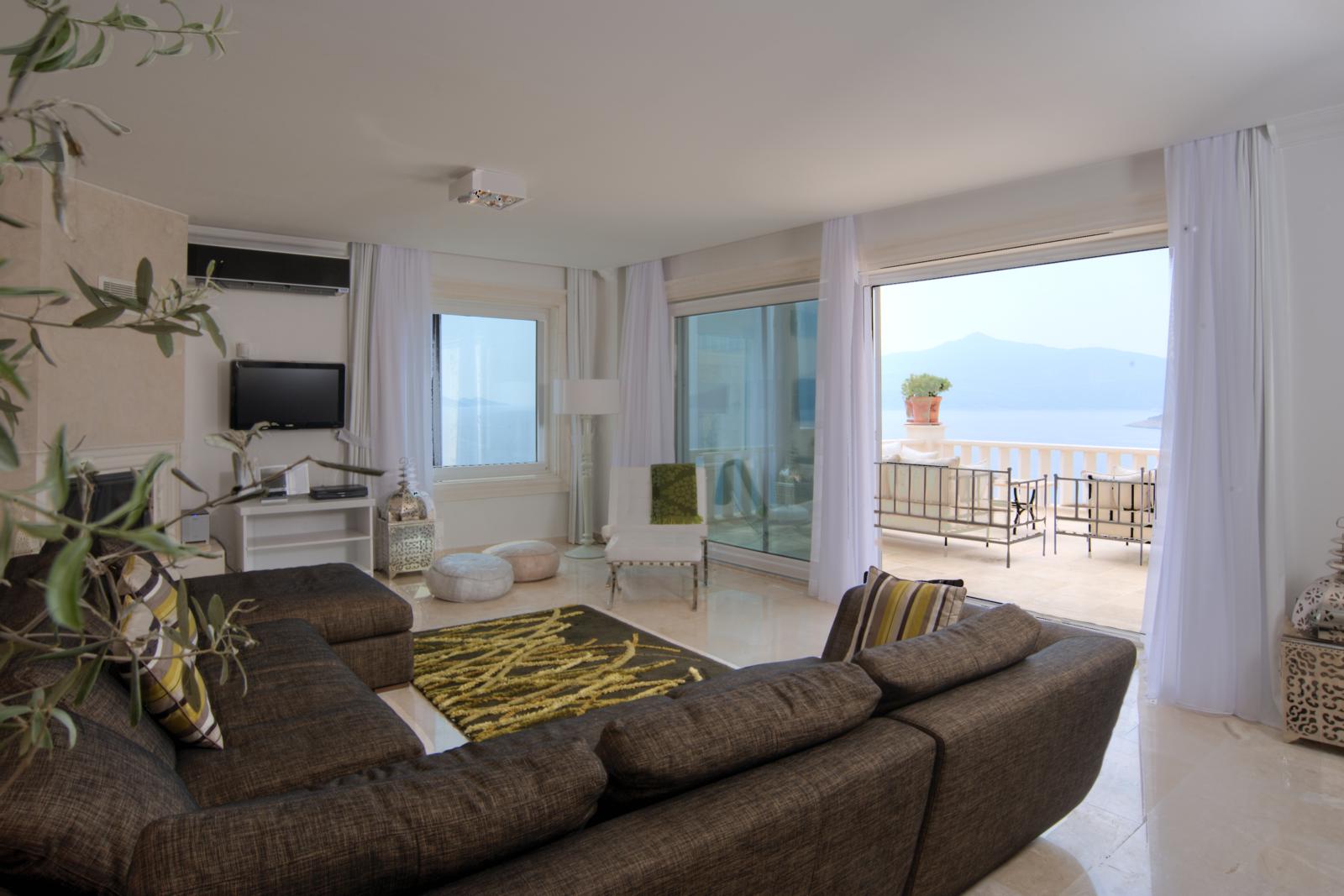 Bring the outside in and enjoy sea views